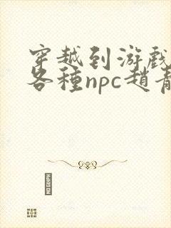 穿越到游戏里和各种npc赵青蔓