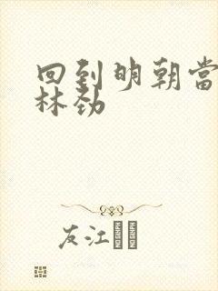 回到明朝当王爷林劲