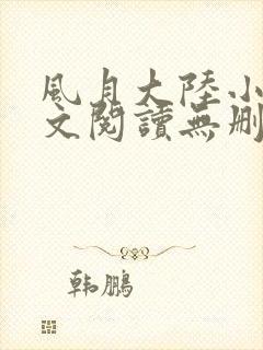 风月大陆小说全文阅读无删减