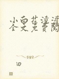 小白花浇灌日常全文免费阅读