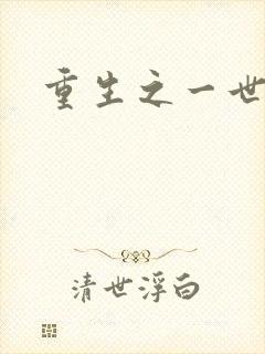 重生之一世枭雄