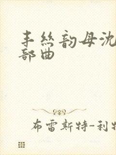 丰丝韵母沈蓉三部曲