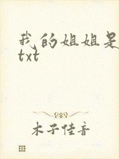 我的姐姐是美女txt