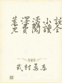 叶泽涛小说全文免费阅读全文