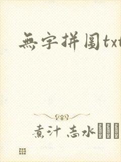 无字拼图txt