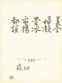 都市贵妇美腿小说杨冰凝全文阅读