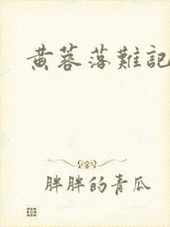 黄蓉落难记阅读