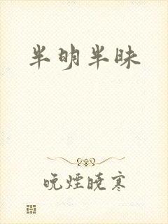 半明半昧