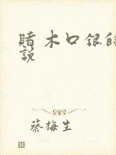 赌 木口银的小说