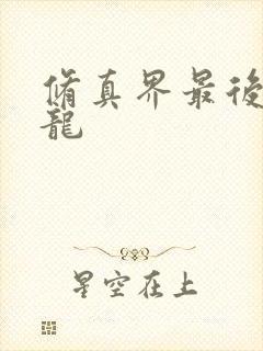 修真界最后一条龙