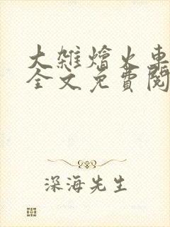 大杂烩火车小说全文免费阅读