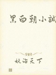 黑白朝小诚