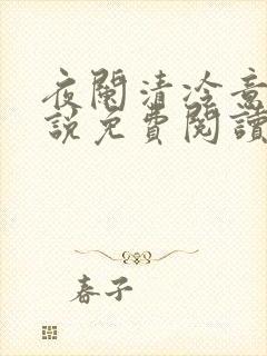夜阑清冷意欢小说免费阅读