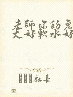 老师你的兔子好大好软水好多