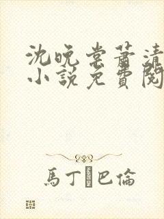 沈晚棠萧清渊的小说免费阅读