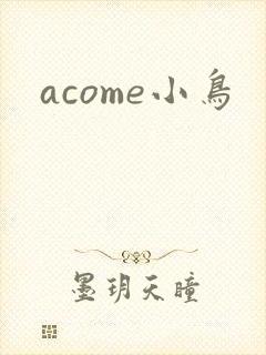 acome小鸟