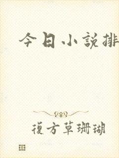 今日小说排行榜