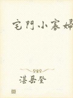 宅门小寡妇