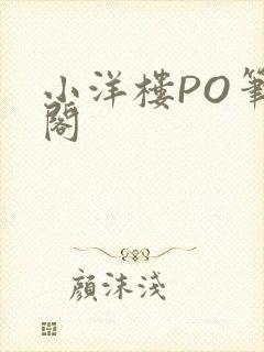 小洋楼PO笔趣阁