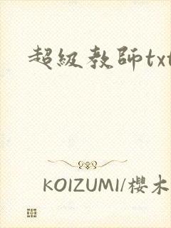 超级教师txt