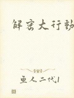 解密大行动