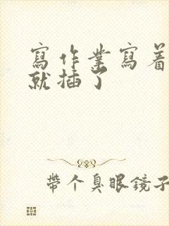 写作业写着写着就插了