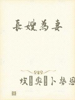 长嫂为妻
