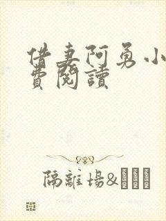 借妻阿勇小说免费阅读