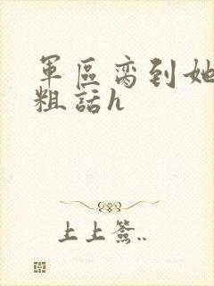 军区脔到她哭h粗话h