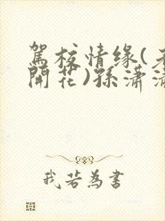 驾校情缘(老树开花)孙潇潇笔趣阁