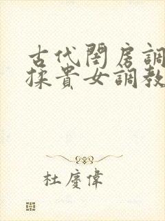 古代闺房调教h揉贵女调教记