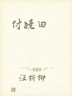 付晓田