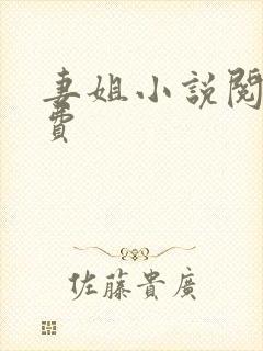 妻姐小说阅读免费