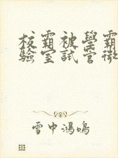 校霸被学霸压实验室试管微博