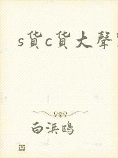 s货c货大声点