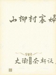 山柳村寡妇情史