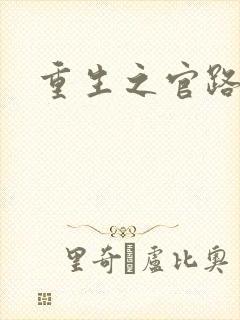 重生之官路风流