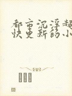 都市沉浮超前超快更新的小说