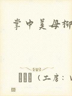 掌中美母柳玉茹