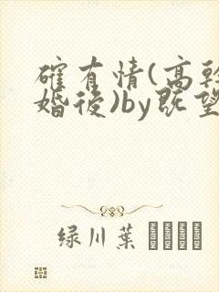 确有情(高干 婚后)by既望笔趣阁