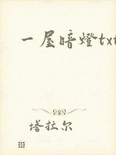 一屋暗灯txt