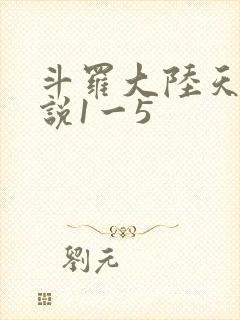 斗罗大陆天狂传说1一5