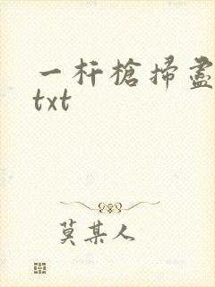 一杆枪扫尽全家txt