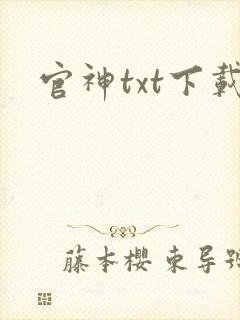 官神txt下载