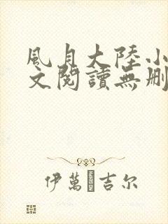 风月大陆小说全文阅读无删减