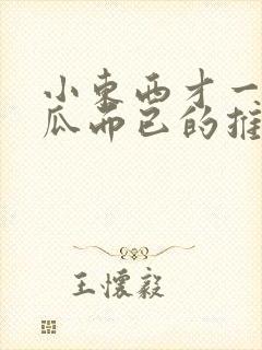 小东西才一根黄瓜而已的推荐书