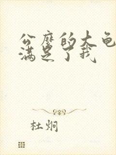 公么的大龟强大满足了我