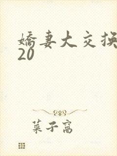 娇妻大交换1一20