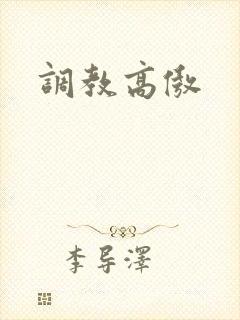 调教高傲