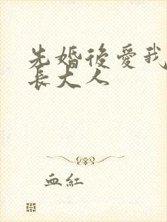 先婚后爱我的市长大人